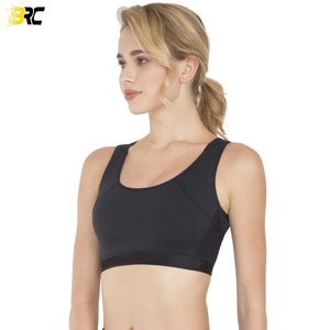 Soutien-gorge de sport réversible respirant et compressif de haute qualité pour femme, grande taille, idéal pour la course et le fitness – Conception personnalisée en gros - Product Image 2