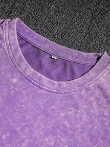 Camiseta de Manga Corta para Hombre con Estampado de Guitarra y Lavado Ácido, Estilo Urbano Hip Hop, 100% Algodón, Personalizable, Talla Grande - Product Image 4