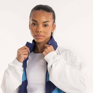 Veste polaire athlétique pour femme-coupe ajustée, haut de course à glissière complète avec trou pour le pouce, doublé polaire pour plus de chaleur - Product Image 6