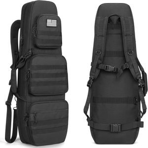 Sac de sport souple Trakiom 36 pouces, sac à dos double, sac d'accessoires de sport professionnel, fermetures éclair verrouillables, sangles Molle rembourrées - Product Image 1