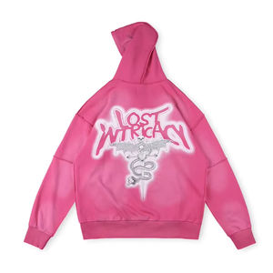 Sweats à capuche tendance pour hommes avec impression en relief, création graphique en relief et tissu épais et chaud, idéal pour le streetwear hivernal - Product Image 2