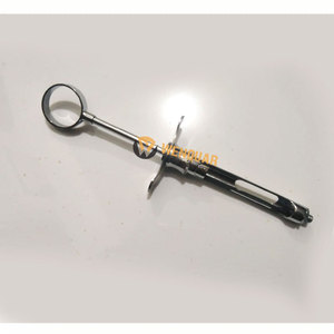 1.8cc Dentaire Anesthésique Auto-Aspiration Seringue En Acier Inoxydable Réutilisable Autoclavable - Product Image 5