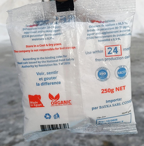 Sal de Mesa Refinada y Yodada Fidele, Sal Marina 100% Natural, a Granel y en Bolsitas de 250g - Product Image 1