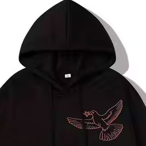 Sudadera con Capucha para Hombre, Transpirable, Sólida, de Invierno, con Estampado Personalizado, Cómoda, Estilo Urbano, Hecha en Pakistán - Product Image 3