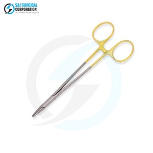 Portaagujas Debakey de Acero, Herramienta Médica Quirúrgica Manual para un Agarre Suave de Agujas Durante Cirugías Cardiovasculares y Generales - Product Image 6