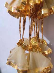 Handmade Gota Patti Hanging Bunches for Wedding <b>Decoration</b> Haldi <b>Mehndi</b> Decor Item Party Back Drop Mahndi Decor Tassel - Product Image 6