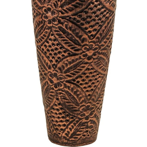 Vases en métal vintage élégants Accents de décoration intemporels Design d'intérieur d'inspiration rétro classique Mariage en étain Charme du vieux monde - Product Image 4