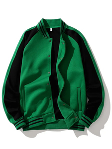 แจ็กเก็ตขนสัตว์และขนลงสำหรับผู้ชายแจ็กเก็ตหลากหลายตัวอักษรทำตามสั่งขนาดพิเศษ - Product Image 3