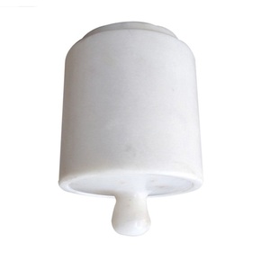 Vente chaude de salière ronde en marbre blanc avec design personnalisé pour la cuisine et le rangement de table, approvisionnement en gros moderne en provenance d'Inde - Product Image 3
