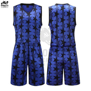 Uniformes de basket-ball personnalisés pour adultes, taille plus, sans manches, coupe ample, avec design réversible, uniformes de basket-ball respirants - Product Image 2