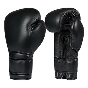 Gants de boxe d'entraînement de combat en cuir PU avec logo personnalisé Mma sac lourd gants de boxe d'entraînement de boxe adulte gant de boxe de sparring