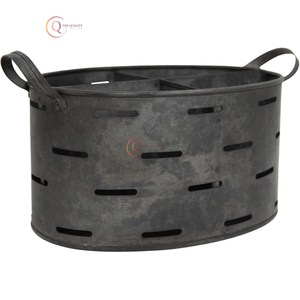 Luxueux noir ferme Style Caddy outil à la main créatif galvanisé support de rangement plus grande qualité pour la maison et l'hôtel décor - Product Image 3