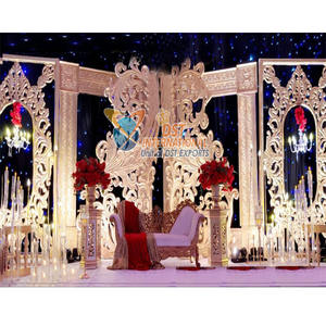 Cadre de toile de fond de scène de mariage de Style occidental classique décor cadres de scène de réception contemporaine pour les mariages - Product Image 1