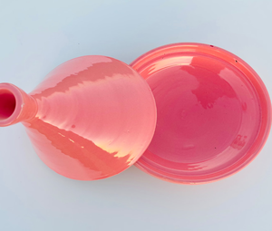 Pot à tajine en céramique classique émaillée rose casseroles marocaines sans plomb faites à la main batteries de cuisine - Product Image 6