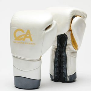 ถุงมือชกมวยสำหรับเล่นยิมถุงมือหนังแท้สำหรับมืออาชีพถุงมือชกมวยสำหรับเล่นยิมออกแบบได้ตามต้องการ - Product Image 1