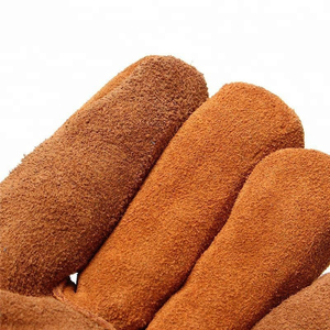 Nouveaux gants de soudage en cuir de vachette fendue, longs gants de sécurité en cuir de vachette véritable, protection au travail, soudage industriel - Product Image 5