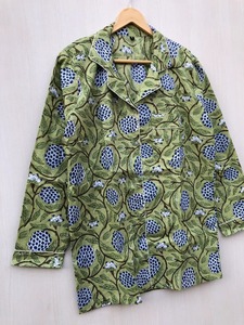 ชุดนอนผ้าฝ้ายแท้สำหรับผู้หญิง, ชุดนอนผ้าฝ้ายแท้พิมพ์ลายดอกไม้เนื้อผ้าคอตตอนเนื้อนุ่มเหมาะกับใส่ในฤดูร้อน - Product Image 2