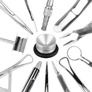 Juego de 26 Piezas de Instrumentos Quirúrgicos Dentales Básicos, Juego de Instrumentos Quirúrgicos Orales de Acero Inoxidable Alemán para Dentistas Profesionales - Product Image 5