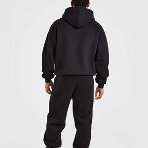 Sweat à capuche en coton vierge pour hommes Streetwear Pull à capuche surdimensionné et lourd Style Streetwear Sweats à capuche de haute qualité au design personnalisé - Product Image 5
