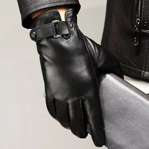 Windproof Winter Daily Use Unisex Leather Motorcycle Driving Gloves - Product Image 6