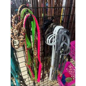 Brida de caballo de nailon PP púrpura de alto grado Borde liso resistente al óxido con accesorios de anillo sólido Control de caballo seguro fácil - Product Image 4