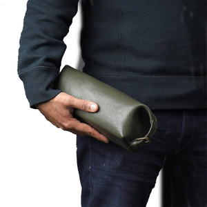 Fait à la main de haute qualité Portable pour trousse de toilette fantaisie fermeture éclair en cuir pour étui de beauté mode Style trousse de maquillage Polyester lavage - Product Image 3