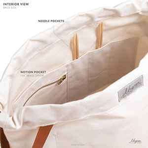 卸売りカスタムラベル革ハンドル編みワックスコットンキャンバスドローストリングバッグ - Product Image 4