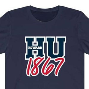 Howard University FITI 1867 camiseta personalizada HBCU Legacy ropa serigrafía bordado opciones Formal transpirable tejido frontal - Product Image 2