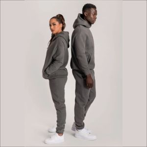 Survêtements amples de qualité supérieure en molleton bouclette 400 GSM, style streetwear élégant pour hommes, anti-rétrécissement et durables - Product Image 2