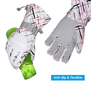 Fournisseur direct d'usine, gants de ski et de snowboard sur mesure de haute qualité, chauds, respirants, en cuir, compatibles avec les écrans tactiles, pour l'hiver - Product Image 3