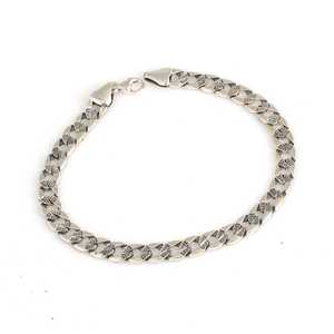 925 Sterling Silver Tennis Stone-Free Chain Floral Charm for Men/Women Featuring Diamond Pearl <b>Ruby</b> Quartz Religious Gift - Product Image 1