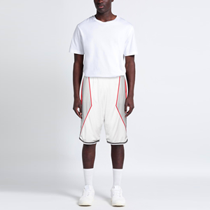 Conjunto de pantalones cortos de fútbol para entrenamiento deportivo activo para hombre Anti-UV transpirable de secado rápido Spandex/malla de poliéster cintura elástica bolsillos laterales - Product Image 2