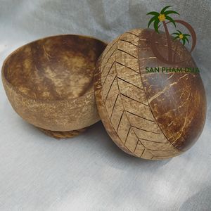 COCO - ECO bol coquille de noix de COCO bol à salade bol à SMOOTHIE bol ACAI, artisanat écologique bol à noix de COCO artisanal - Product Image 6