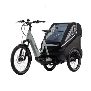 Vélo cargo électrique haut de gamme CUBES TRIKE CARGO HYBRID 750 - Cadre en acier allié, 12 vitesses, freins à disque hydrauliques - Product Image 1