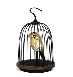 Cage à oiseaux en métal à la mode maison d'oiseau suspendue moderne cage à oiseaux en fer Durable décorative pour balcon de jardin extérieur et décor à la maison - Product Image 5