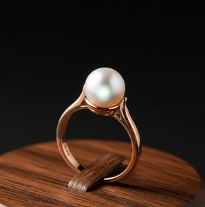 Bague de fête en argent 925 personnalisée de haute qualité avec perle d'eau douce pierre précieuse tendance placage rhodium cadeau de bijoux de mode - Product Image 6