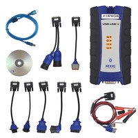 Herramienta de Diagnóstico para Camiones NEXIQ USB LINK, Escáner para Camiones Pesados Caterpillar Cummins, Analizador de Motor OBD2 24V Windows 1 Año