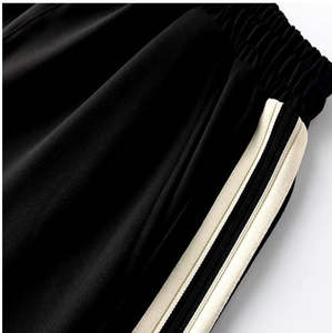 Conjunto Deportivo de Dos Piezas para Mujer, Diseño Nuevo de Invierno 2025, Ropa Deportiva Personalizada para Correr, 100% Algodón, Chándal de Color Contrastante - Product Image 5