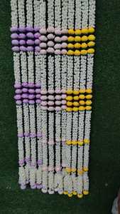 Mogra กับมาลัยดอกโบตั๋นตกแต่งงานแต่งงานอินเดียดอกโบตั๋นดอกไม้แขวนดอกไม้วัดสวนฉากหลังบ้านใหม่ - Product Image 3