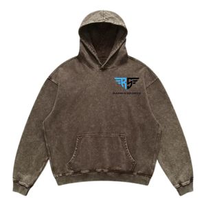 Ropa de invierno Acid Men Sudaderas con capucha lavadas de manga larga con color personalizado Nuevo diseño Hombres Sudaderas con capucha de lavado ácido en superventas - Product Image 4