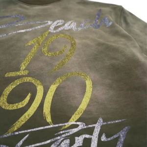 T-shirt graphique délavé sur mesure pour homme OEM 2026, style streetwear, coupe ample, vintage, délavé à l'acide, épaules tombantes - Product Image 5