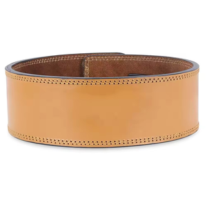 เข็มขัดออกกำลังกายยกน้ำหนักเข็มขัดหนังวัวยกน้ำหนัก - Product Image 3