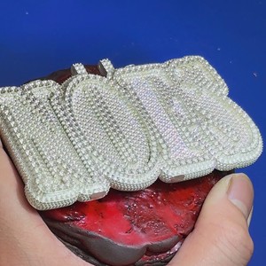 VVS จี้เพชรมอยส์ซอไนต์ใสขายดีจี้ฮิปฮอปชั้นดีและจี้เงินแท้ที่ได้รับการรับรอง925 - Product Image 5