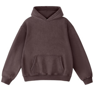 Sweat à capuche pour femme en tissu chaud d'hiver, design unique, vente chaude, tendance, lavage à l'acide, respirant, sweat à capuche pour femme en lavage à l'acide - Product Image 6