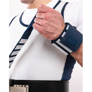 Muñequeras de Neopreno para Levantamiento de Pesas y Powerlifting, Ajustables, Transpirables, Antideslizantes, Ligeras, Talla Única, para Gimnasio y Entrenamiento de Fuerza - Product Image 3