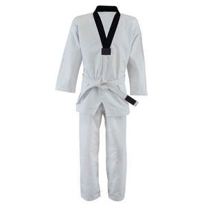 Uniforme de Taekwondo ligero de primera calidad, traje de artes marciales tradicionales suaves para lucha y práctica de atletas - Product Image 4