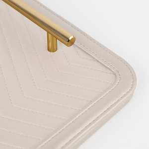 Gỗ <span class=keywords><strong>Tray</strong></span> Set phục vụ MDF bằng gỗ phục vụ khay với xử lý khâu da <span class=keywords><strong>Tray</strong></span> với vòng kim loại xử lý với Saber giấy chứng nhận - Product Image 3