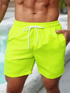 Pantalones cortos de playa de colores fluorescentes para vacaciones de verano - Product Image 5
