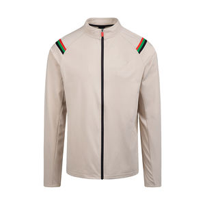 Vente en gros de vêtements de sport en polyester avec impression de logo personnalisé OEM ODM 2025 veste d'échauffement de baseball pour hommes - Product Image 1