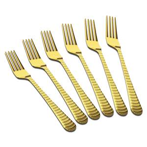 Ensemble de couverts en or de luxe pour mariage en vrac de haute qualité cuillères fourchettes et couteau ensemble de couverts en acier inoxydable pour restaurant hôtel - Product Image 6